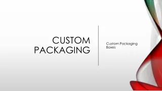 custom packaging