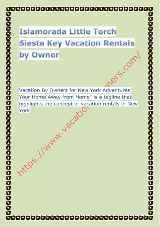 Islamorada Little Torch Siesta Key Vacation Rentals by Owner