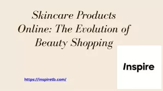 Skincare Products Online The Evolution of Beauty Shopping