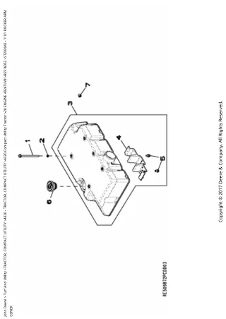 John Deere 4320 Compact Utility Tractor Parts Catalogue Manual (PC9397)