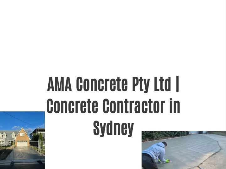 ama concrete pty ltd concrete contractor in sydney