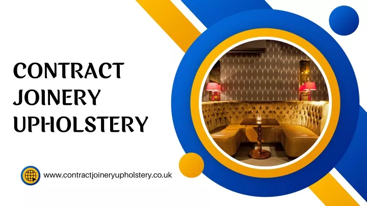 contract joinery upholstery