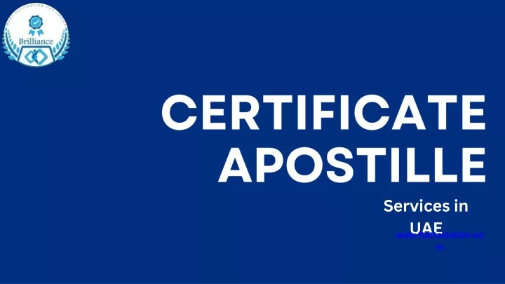 certificate apostille