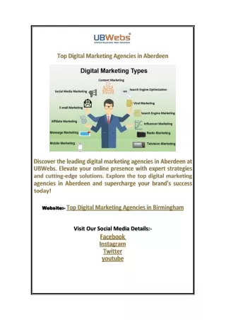 Top Digital Marketing Agencies in Aberdeen