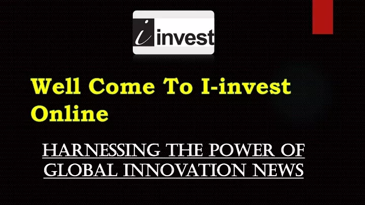 well come to i invest online