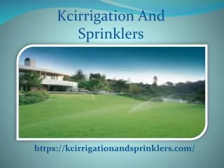 Kcirrigation And Sprinklers