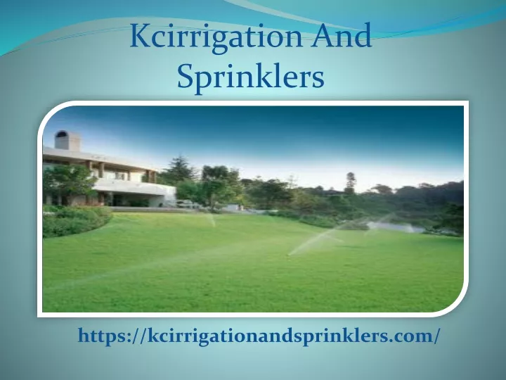 kcirrigation and sprinklers