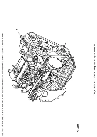 John Deere XUV Gator Utility Vehicle 855D S4 Parts Catalogue Manual (PC11574)