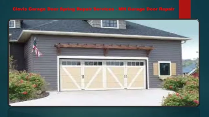 clovis garage door spring repair services