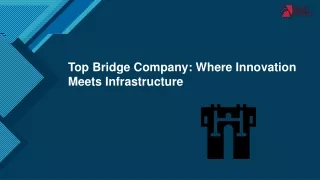 Top Bridge Company Where Innovation Meets Infrastructure