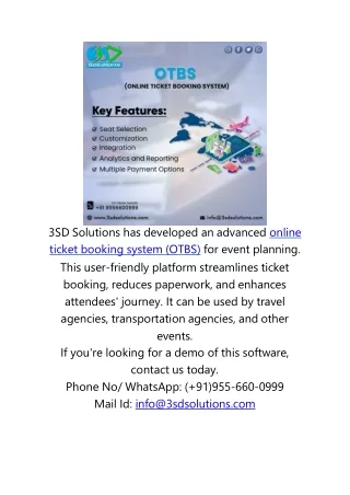 Online Ticket Booking Software in Kuwait