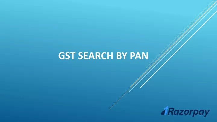 gst search by pan