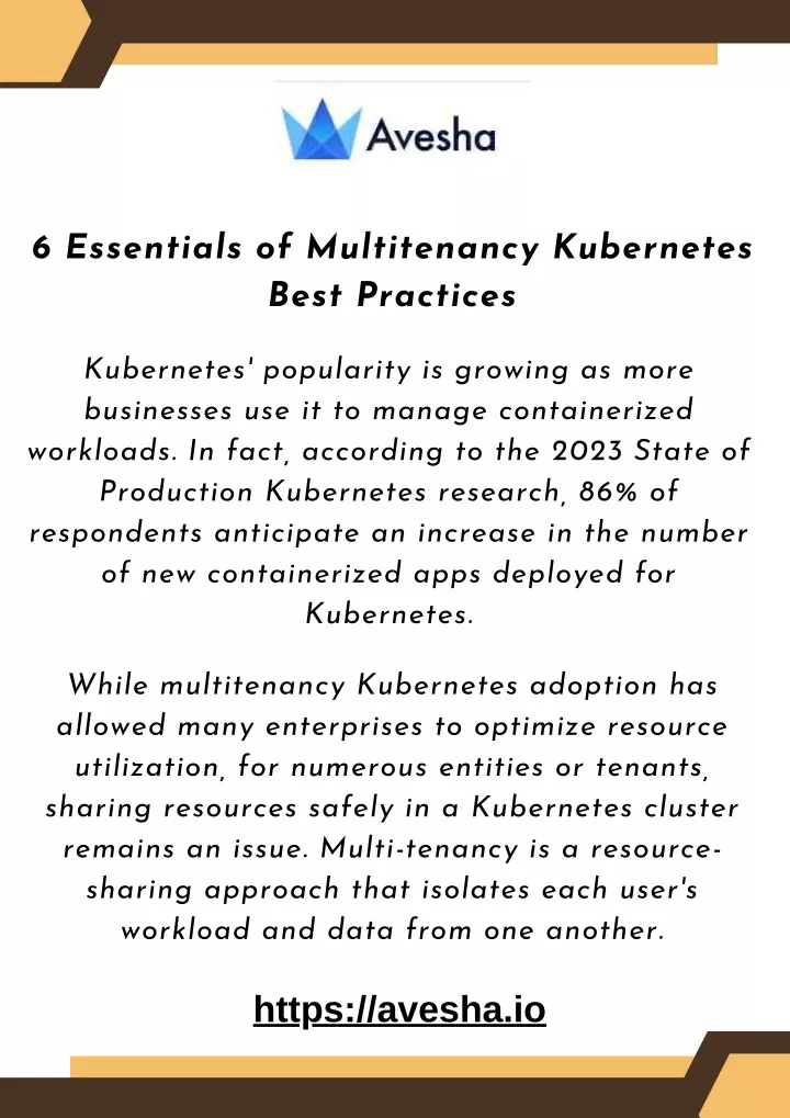 6 essentials of multitenancy kubernetes best