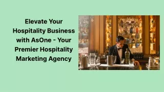 Boost Your Hospitality Business with Hospitality Marketing Agency