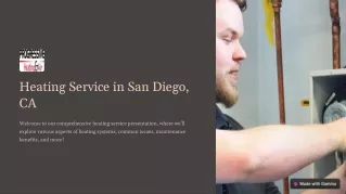 Heating Service in San Diego, CA