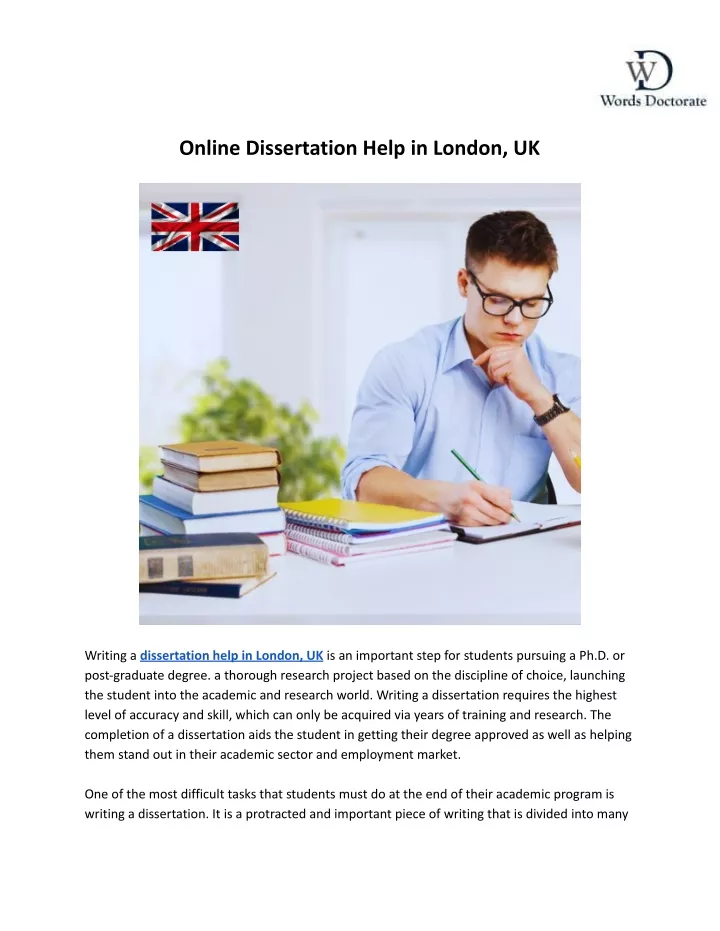 online dissertation help in london uk