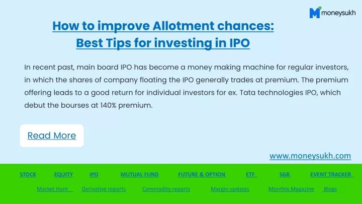 how to improve allotment chances best tips for investing in ipo