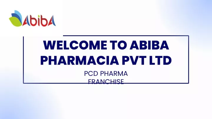 welcome to abiba pharmacia pvt ltd