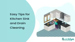 Easy Tips for Kitchen Sink and Drain Cleaning - Quicklyn