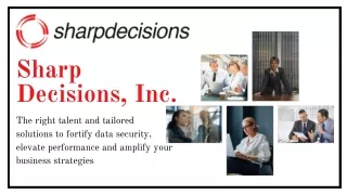 Digital Transformation Solution Provider - Sharp Decisions, Inc.