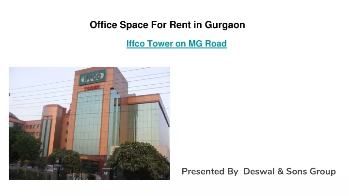 office space for rent in gurgaon