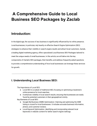 local business seo packages 2