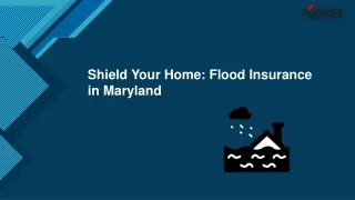 Shield Your Home Flood Insurance in Maryland