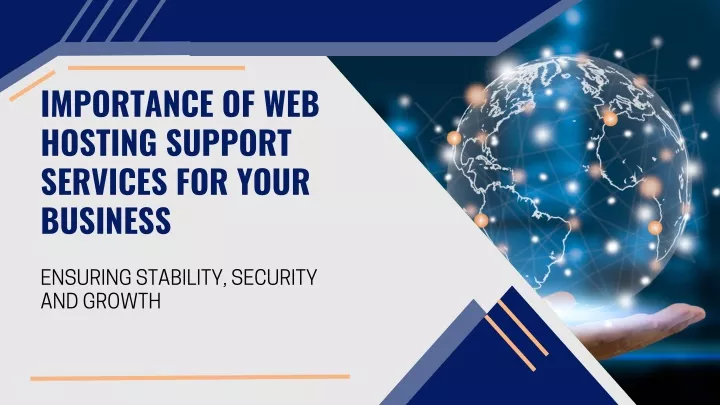 importance of web hosting support services