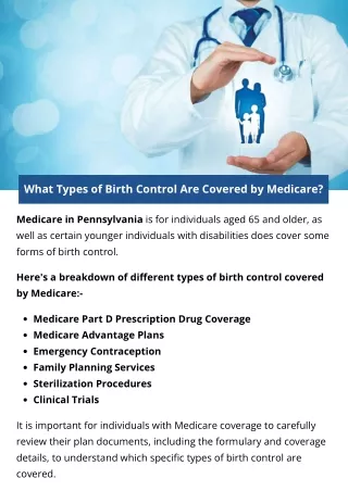 what types of birth control are covered