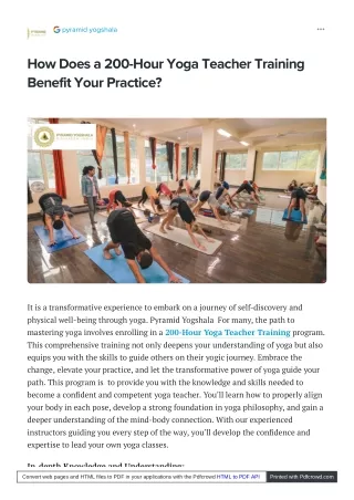 200 hour yoga teacher training/pyramidyogshala