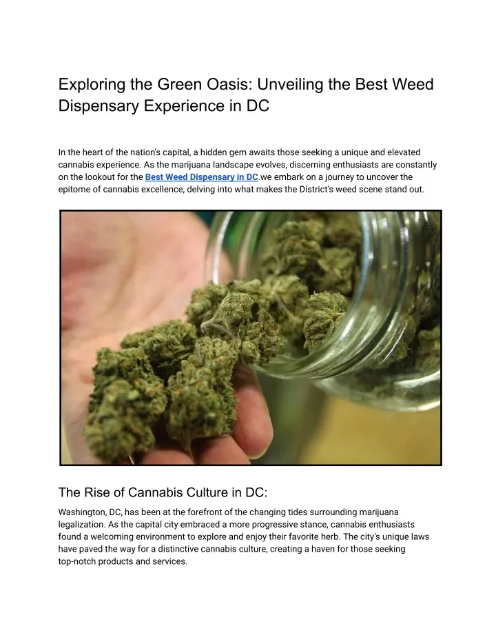 exploring the green oasis unveiling the best weed