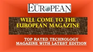 Top Rated Technology Magazine With Latest Edition