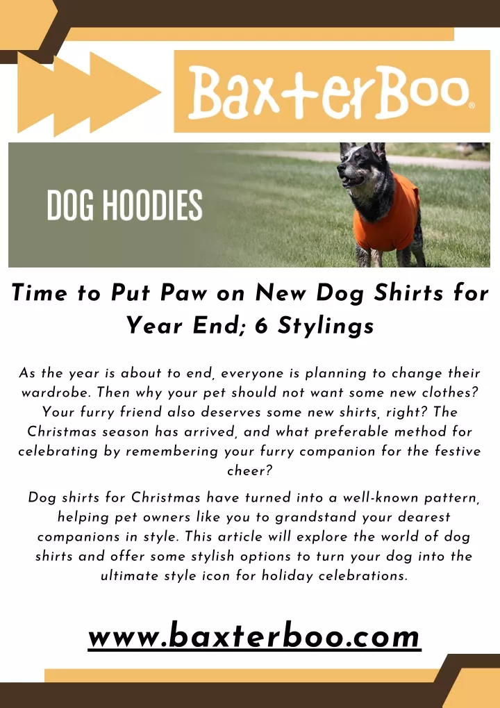 time to put paw on new dog shirts for year