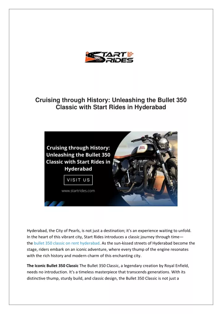 cruising through history unleashing the bullet