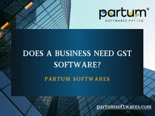 Does a business need GST Billing Software?