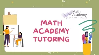 math academy tutoring