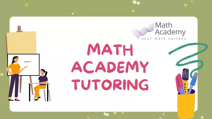 math academy tutoring