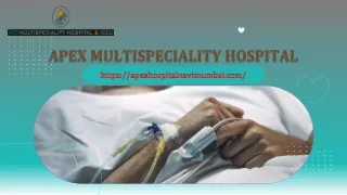 ICU Facilities in Navi Mumbai - APEX MULTISPECIALITY HOSPITAL