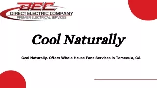 Whole House Fan Installation Services in Temecula