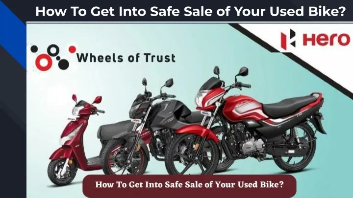 how to get into safe sale of your used bike