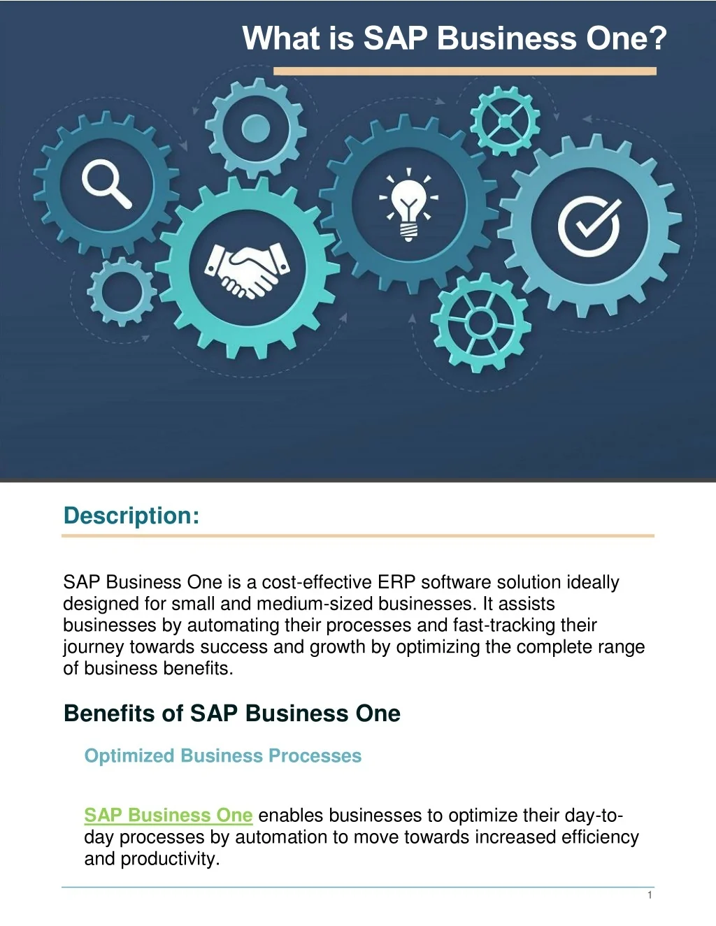 PPT - What is SAP Business One ? PowerPoint Presentation, free download ...