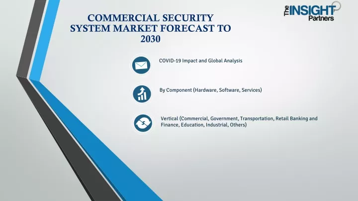 commercial security system market forecast to 2030