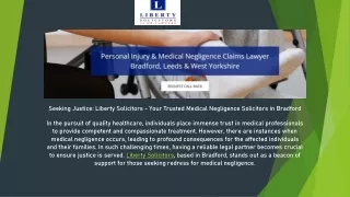 medical negligence solicitors bradford-Liberty solicitors