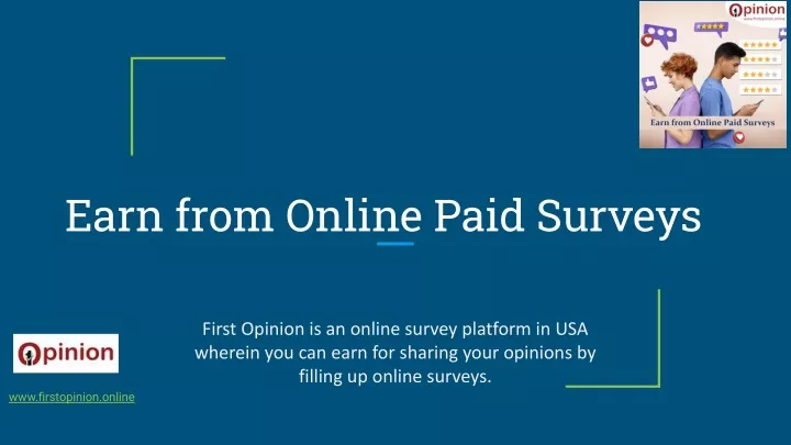 earn from online paid surveys