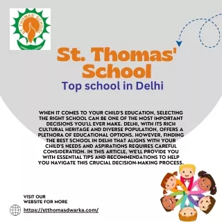 Top School In Delhi: St. Thomas' School