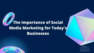 The Importance of Social Media Marketing for Today's Businesses