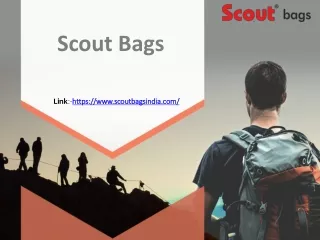 Leading Bag Manufacturer in Mumbai - Scout Bags.