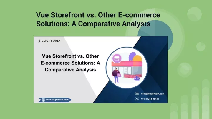 vue storefront vs other e commerce solutions a comparative analysis