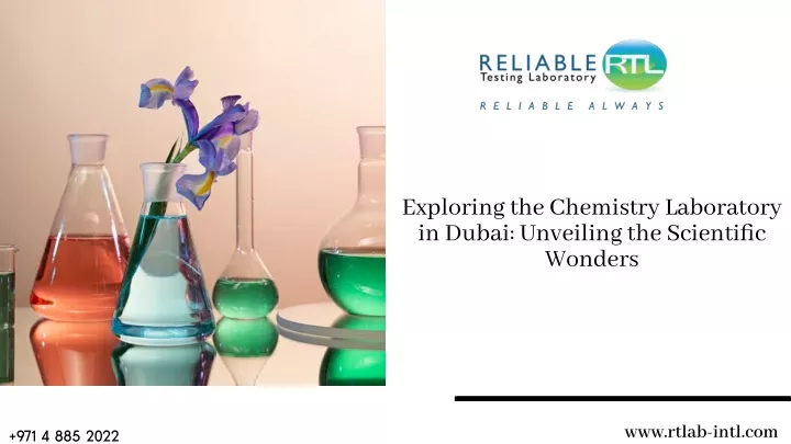 exploring the chemistry laboratory in dubai