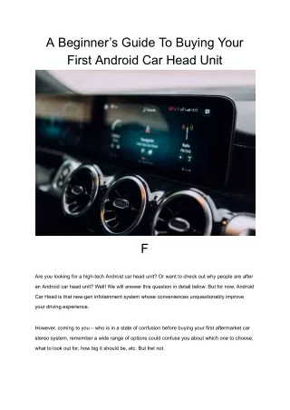 A Beginner’s Guide To Buying Your First Android Car Head Unit (1)